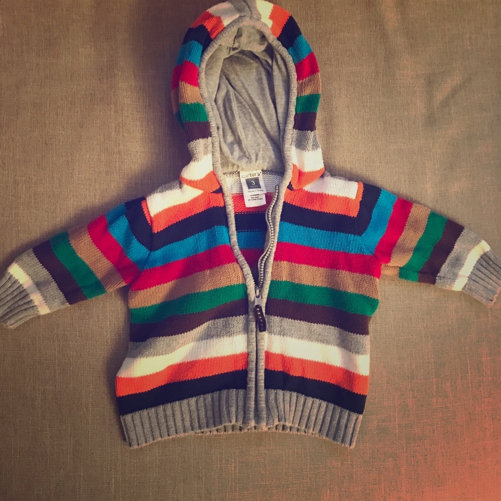Carter’s 3 Mo Rainbow Stripe Sweater
